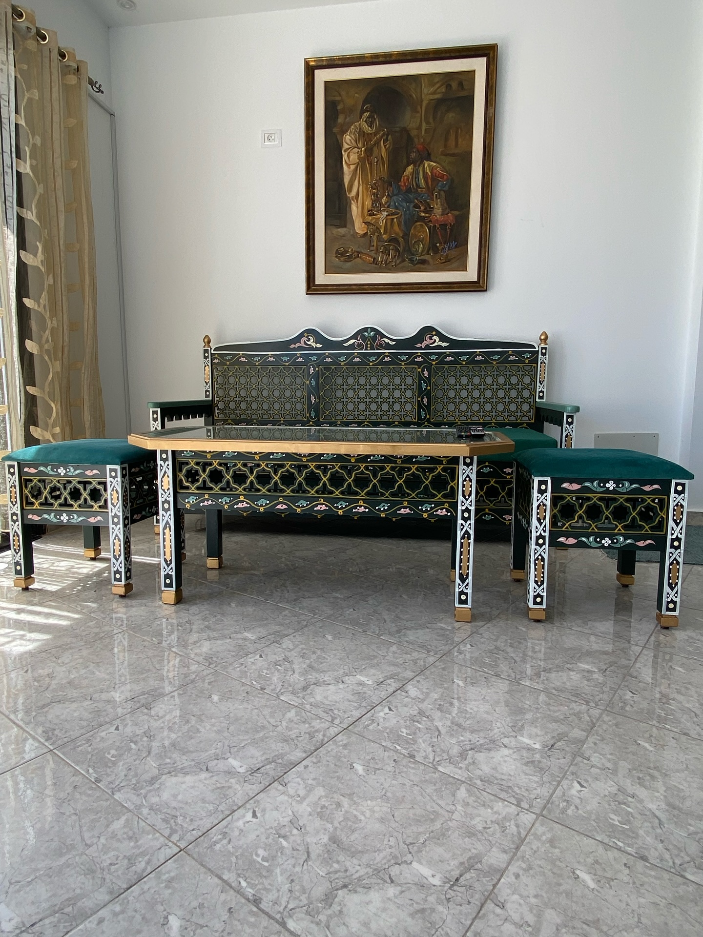 Mobilier de la Suite du Sultan à Tabarka